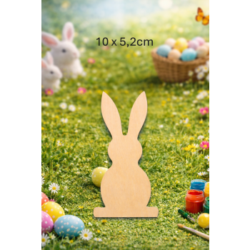 Królik 5 10cm, królik 10cm, sklejka 3mm